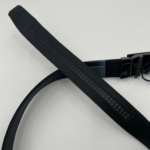 Ridgecut Men's Nylon Web Ratchet Belt Black sz L/38-40 Gunmetal Finish 2776-001 - Picture 7 of 8